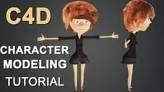 Doll | Simple Character Modeling | Cinema 4D Tutorial