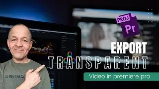 How To Export a Transparent Video in Premiere Pro | 2024