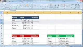 How to delete rows in Excel 2007