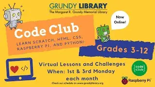 Grundy Library Code Club- Playaways and Books!