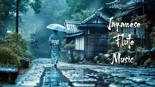 Rain day in the Ancient Japanese Village - Japanese Flute Music Meditation, Healing, Deep Sleep