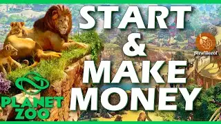 🐸 How to Start a Zoo and Make money tutorial Planet Zoo | Guide #1