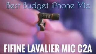 Best Budget Lavalier Mic For iPhone Android // FIFINE Lavalier Mic C2A Review