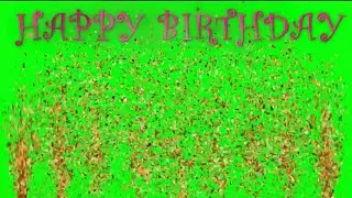 Green Screen Happy Birthday video effects