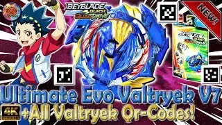 New Qr-CODE Ultimate Evo Valtryek V7 | Новый Qr-КОД Ultimate Evo Valtryek V7 - Beyblade Burst QD