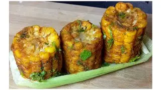 Masala corn recipe ASMR | fried masala corn recipe #asmr #corn #masalacorn