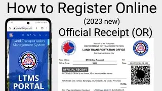 How to register in LTO online | online renewal of motor vehicle registration LTMS 2023
