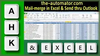 Excel automation without macro is easy | Perform mail-merge in Excel