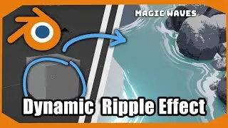 Create Dynamic Water Ripples With Geometry Nodes And This Crazy Trick: Blender 3.6