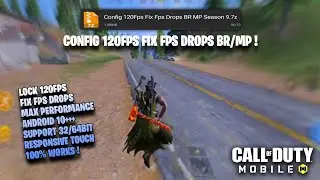 120FPS CONFIG IN COD MOBILE | FIX FPS DROPS BR/MP | CODM SEASON 9 (2023)