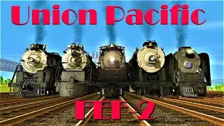[Trainz Race] Union Pacific FEF-2 Vs. ATSF 2900s, SP GS-8, NYC Niagara, CB&Q O5b