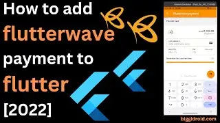 How to add flutterwave payment to flutter [2023]