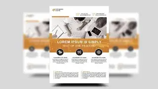 Modern Corporate Flyer | Photoshop tutorials