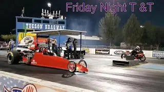 Markson GSXR Vs Drag car at Tucson Dragway Friday Test and Tune