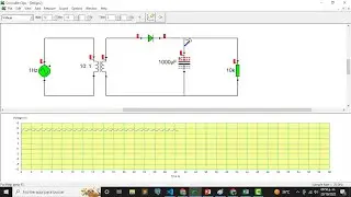 Proceso de filtrado con capacitor, en una fuente de alimentación | Teoría y simulación.