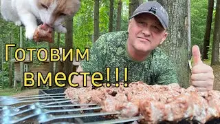 Вкуснейший шашлык за 30 минут.