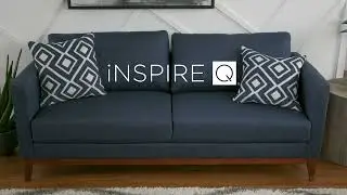 Linen Upholstered Loveseat, by iNSPIRE Q