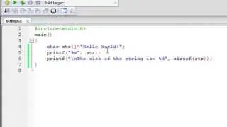 C Programming Tutorial - 61: Introduction to Strings
