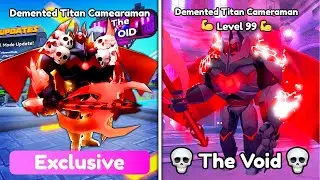 I GOT FIRST DEMENTED TITAN CAMERAMAN IN GAME 💀 DEFEAT ABYSMAL MODE THE VOID 🤯 - Toilet Tower Defense