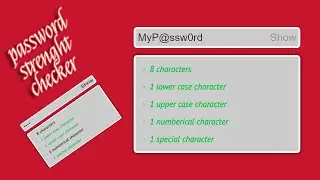 password strength : password strength checker javascript code [password strength checker javascript]