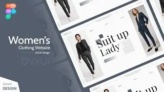 Women's Clothing Website UI Design || Figma || DVxUI