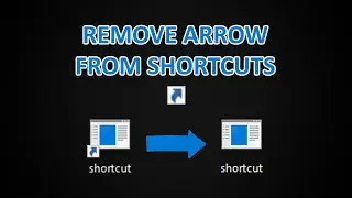 Windows | Remove Arrow From Shortcut Icon