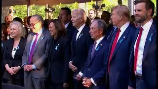 Kamala Harris, Donald Trump shake hands at 9/11 ceremony hours after debate faceoff