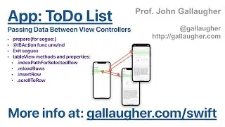 Ch. 5.4 Passing Data Between View Controllers