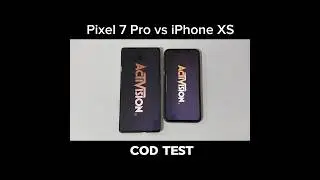 Pixel 7 Pro vs iPhone XS - COD Test!!