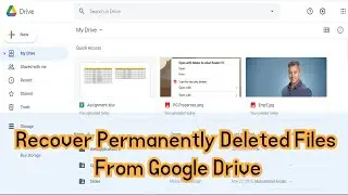 Recover Permanently Deleted Files from Google Drive