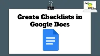 Create Checklists in Google Docs with NEW checklist feature