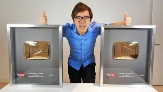 ついにYouTubeから金の再生ボタンが届いたぞ！