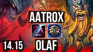 AATROX vs OLAF (TOP) | 7/0/0, 1200+ games, Godlike | EUW Master | 14.15