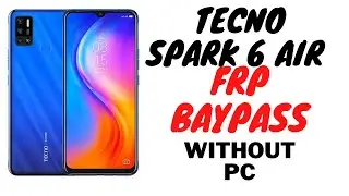 Tecno Spark 6 Air (KE6) Frp Bypass Android 10 Q | Tecno Spark 6 Air Frp Google Account Unlock