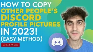 How To Copy Other People's Discord Profile Pictures in 2023! (Easy Method)