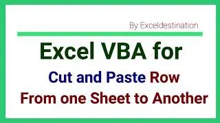 VBA to Move rows Automatically from one sheet to another - Excel VBA Macro Example