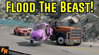 Flood The Beast! - BeamNG Drive Multiplayer