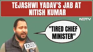 Bihar Political Crisis | Tejashwi Yadav On Nitish Kumars Big U-Turn: Tired Chief Minister