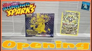 Pokémon Surging Sparks Elite Trainer Box Opening!