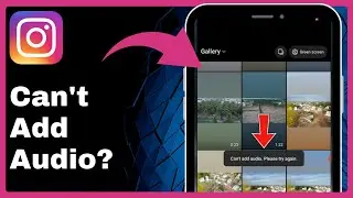 How to Fix Can't Add Audio Please Try Again Instagram