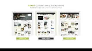 Qefood - Community Sharing WordPress Theme multi rating content sharing