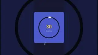 Animated Circular Progress Bar #short using HTML CSS only