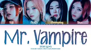 ITZY Mr. Vampire Lyrics (Color Coded Lyrics)