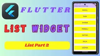 List widget in flutter || Part 12 Flutter || list widget in flutter || list widget all property