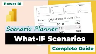 Scenario Planner with What-if parameter in #PowerBI