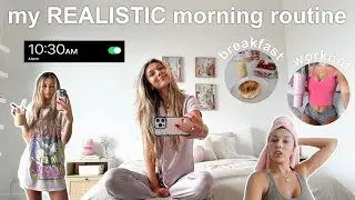 my *non aesthetic* morning routine | vlogging like we're on facetime