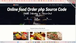 Online Food Ordering System Project in PHP MySQL with Source Code - Zola gaming