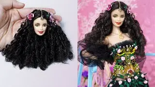 ♍VIRGO💜 - Gorgeous DIY Barbie Doll Dresses ~ Barbie Collector Zodiac Doll Makeovers
