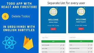 TodoApp with React and Firestore #6 Delete Todos