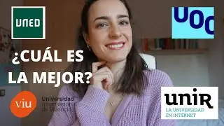 LA MEJOR UNIVERSIDAD A DISTANCIA - COMPARATIVA (UNED, UOC, VIU, UNIR)